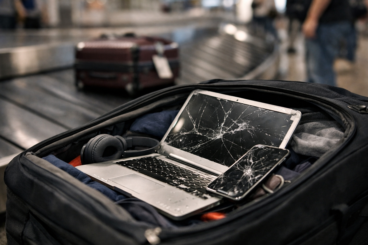 Utasbiztosítás laptopra és telefonra: melyik poggyászlimitnél kezdődik a kellemetlen meglepetés?