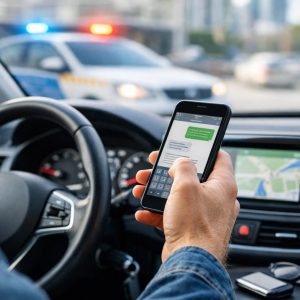 Mobiltelefon használat vezetés közben: mekkora bírság jár érte?